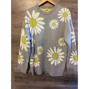 NEOITY Flower Knit Sweater Unisex One Size Mid Century Mod Stylers Harry Style